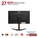 Màn hình Gaming 2K VSP G2720QS1 | 27 inch, QHD, IPS, 210Hz, 1ms, Ergonomic - 5