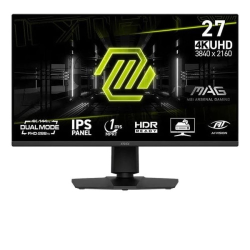 Màn hình Gaming MSI Dual 4K MAG 275UPD E14 | 27 inch, UHD 4K 144Hz / FHD 288Hz, IPS, 1ms MPRT, Adaptive-Sync