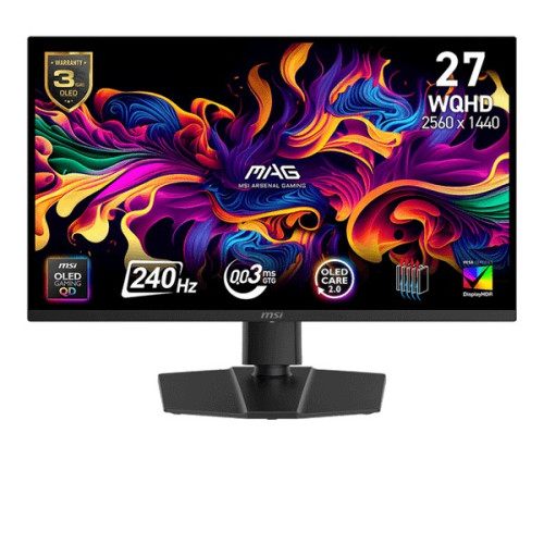 Màn hình Gaming MSI MAG 273QP QD-OLED X24 | 27 inch, 2K/QHD, 240Hz, Oled