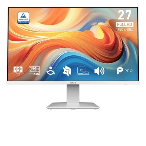 Màn hình Văn phòng MSI PRO MP273W E14A | 27 inch, FHD, 144Hz, IPS, Trắng
