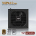 Nguồn máy tính VSP VGP 650W Pro Bronze (230V) - Đen | Non Modular, ATX
