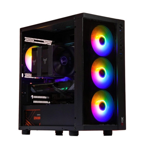 PC Gaming Skyclaw AMD E 6500XT | AMD Ryzen 5 5500, A520 DDR4, RAM 16GB DDR4, SSD 512GB, RX 6500 XT 4GB