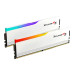 RAM PC G.SKILL Ripjaws M5 32GB RGB DDR5 White | (2x16GB), 5200MHz, Intel/AMD F5-5200J4040A16GX2-RM5RW