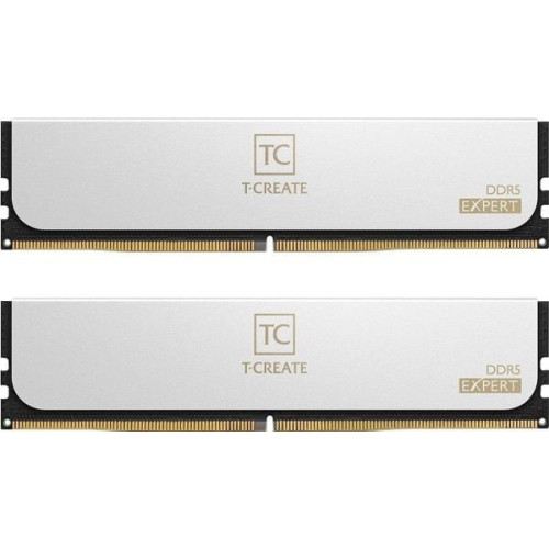 RAM PC TeamGroup Expert 32GB DDR5 White | (2x16GB), 6400MHz, Intel/AMD