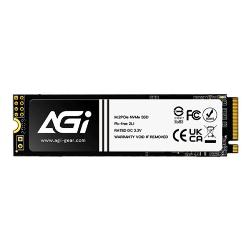 Ổ cứng SSD AGI AI198 512GB | PCIe Gen3 x4 NVMe, M.2 2280 (AGI512G83AI198)