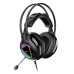 Tai nghe Gaming Zidli ZH-A10 | Có dây, Over-ear, RGB, Xám - Đen