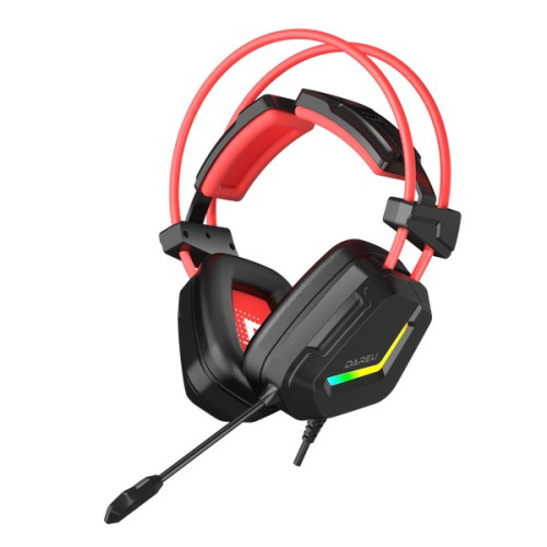 Tai nghe Gaming DareU EH733 | Có dây, Over-ear, RGB, Đen