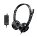 Tai nghe Rapoo H120 Stereo | Có dây, On-ear, Đen