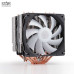 Tản nhiệt khí Golden Field Dual Fan | RGB, Đen