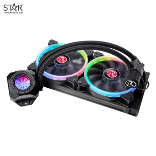 Tản nhiệt nước Raijintek Orcus 280 RBW | RGB, Đen