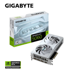 Card màn hình Gigabyte GeForce RTX 5060 EAGLE ICE OC 8G (GV-N5060EAGLE ICE OC-8GD) | 8GB GDDR7, 3840 CUDA, PCIe 5.0