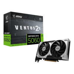 Card màn hình MSI GeForce RTX 5060 8G VENTUS 2X OC V1| 8GB GDDR7, 3840 CUDA Cores, PCIe Gen5