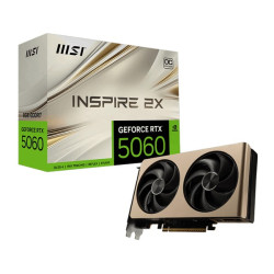 Card màn hình NVIDIA GeForce RTX 5060 MSI INSPIRE 2X OC | 8GB GDDR7, 3840 CUDA, 550W