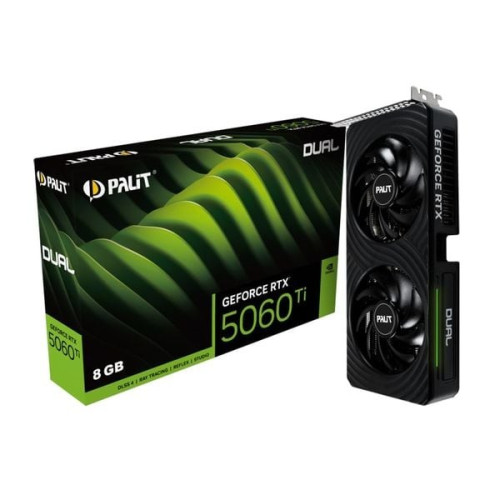 Card màn hình NVIDIA GeForce RTX 5060 Ti Palit Dual | 8GB GDDR7, 4608 CUDA