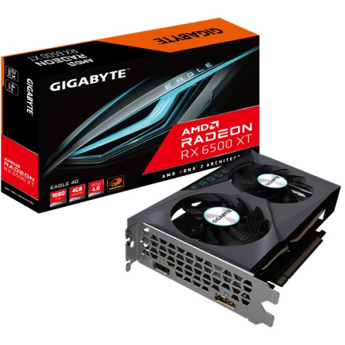 Card màn hình AMD Radeon RX 6500 XT Gigabyte EAGLE | 4GB GDDR6, 1024 SP, 400W