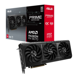 Card màn hình AMD Radeon RX 9070 XT ASUS RX 9070 Prime OC | 16GB GDDR6, 5384 SP, 650W