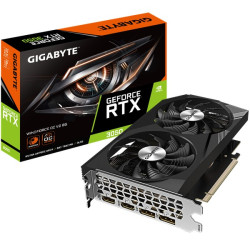 Card màn hình NVIDIA GeForce RTX 3050 Gigabyte WindForce OC | 8GB GDDR6, 2560 CUDA, 450W