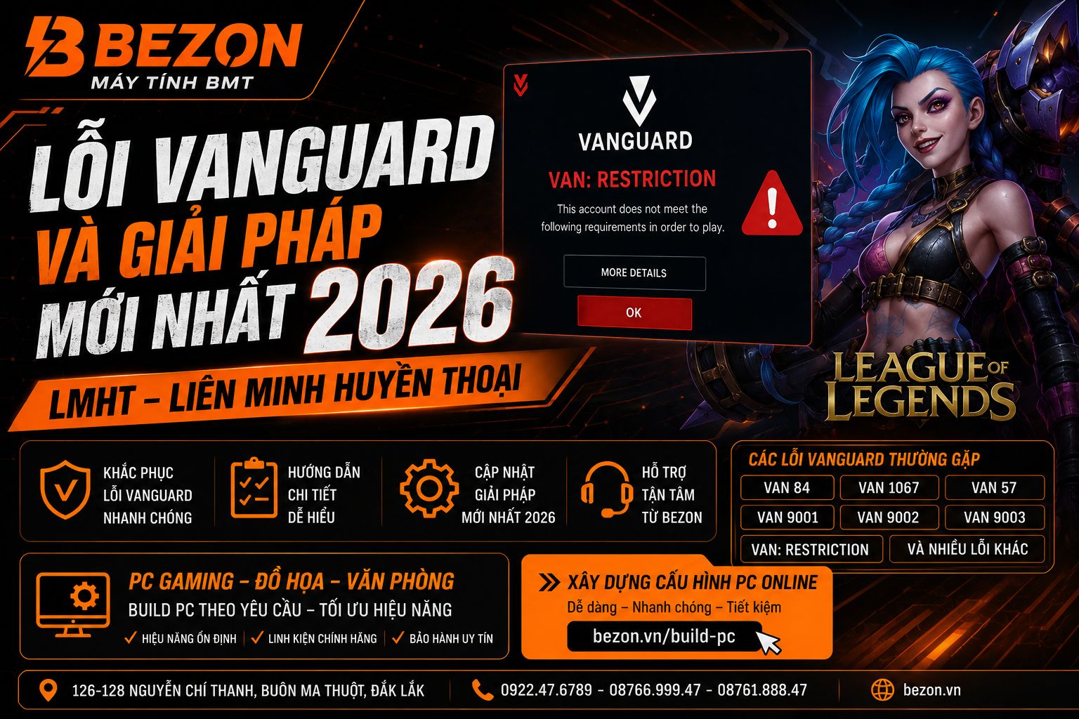 Lỗi Vanguard Và Giải Pháp Mới Nhất 2026 (LMHT – Liên Minh Huyền Thoại)