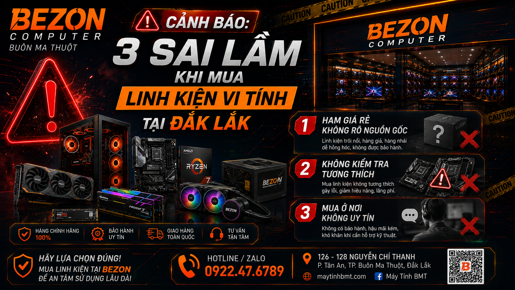 Cảnh Báo: 3 Sai Lầm Khi Mua Linh Kiện Vi Tính Tại Đắk Lắk
