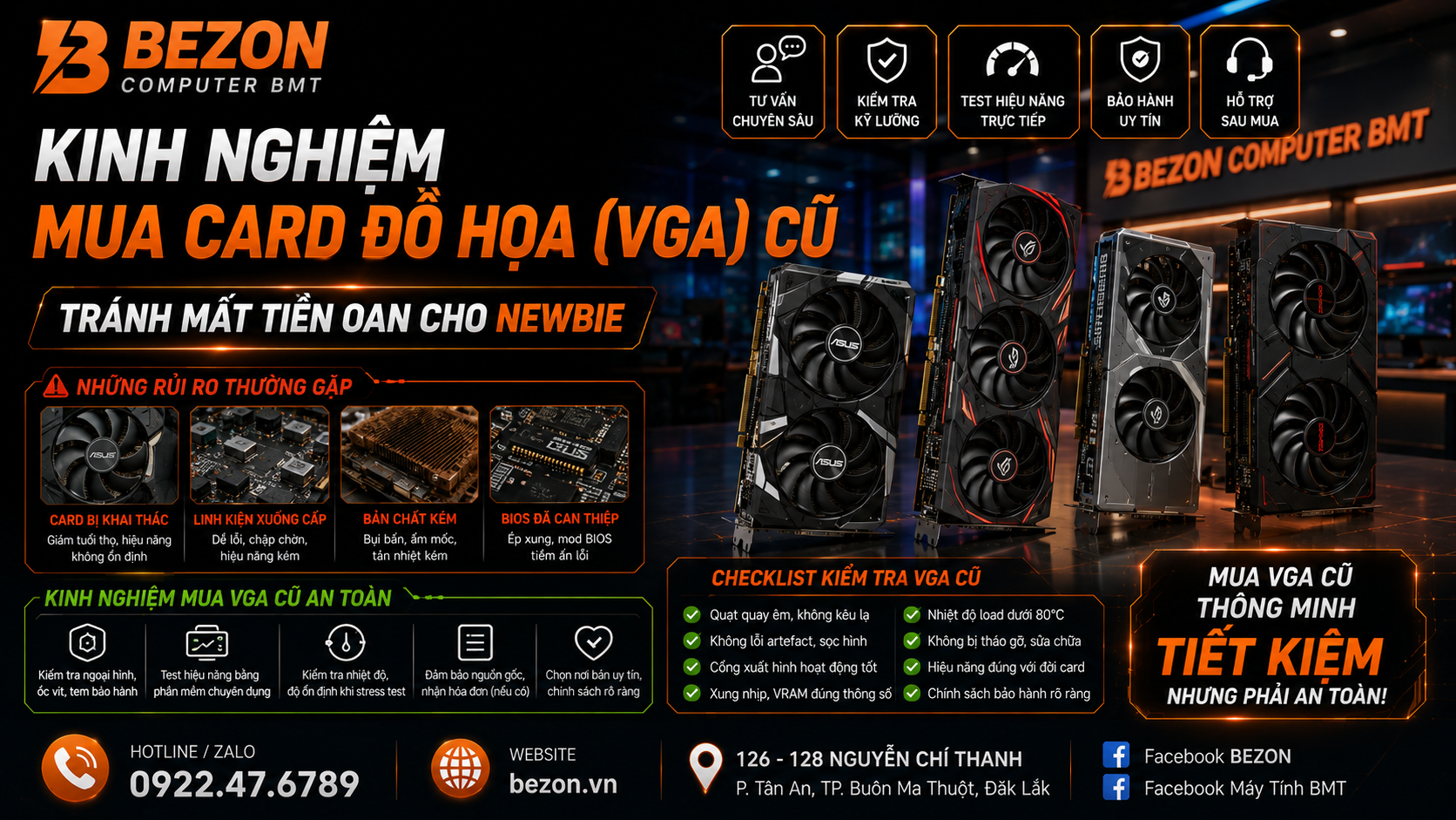 Kinh nghiệm mua card đồ họa (VGA) cũ tránh mất tiền oan cho newbie