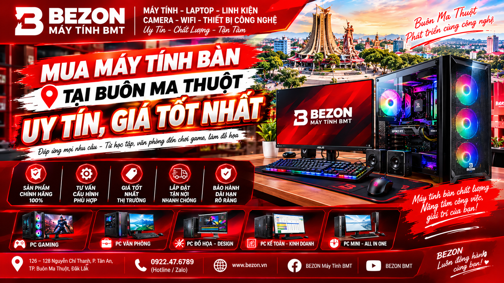 Mua Máy Tính Bàn Tại Buôn Ma Thuột Uy Tín, Giá Tốt Nhất: Kinh Nghiệm Kỹ Thuật Tránh Mất Tiền Oan