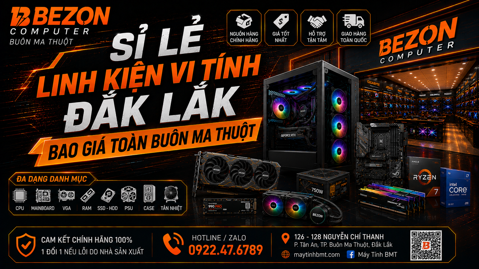 Sỉ Lẻ Linh Kiện Vi Tính Đắk Lắk – Bao Giá Toàn Buôn Ma Thuột