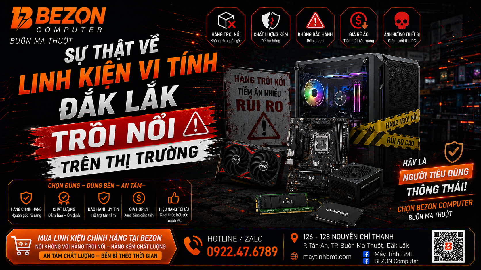 Sự Thật Về Linh Kiện Vi Tính Đắk Lắk Trôi Nổi Trên Thị Trường