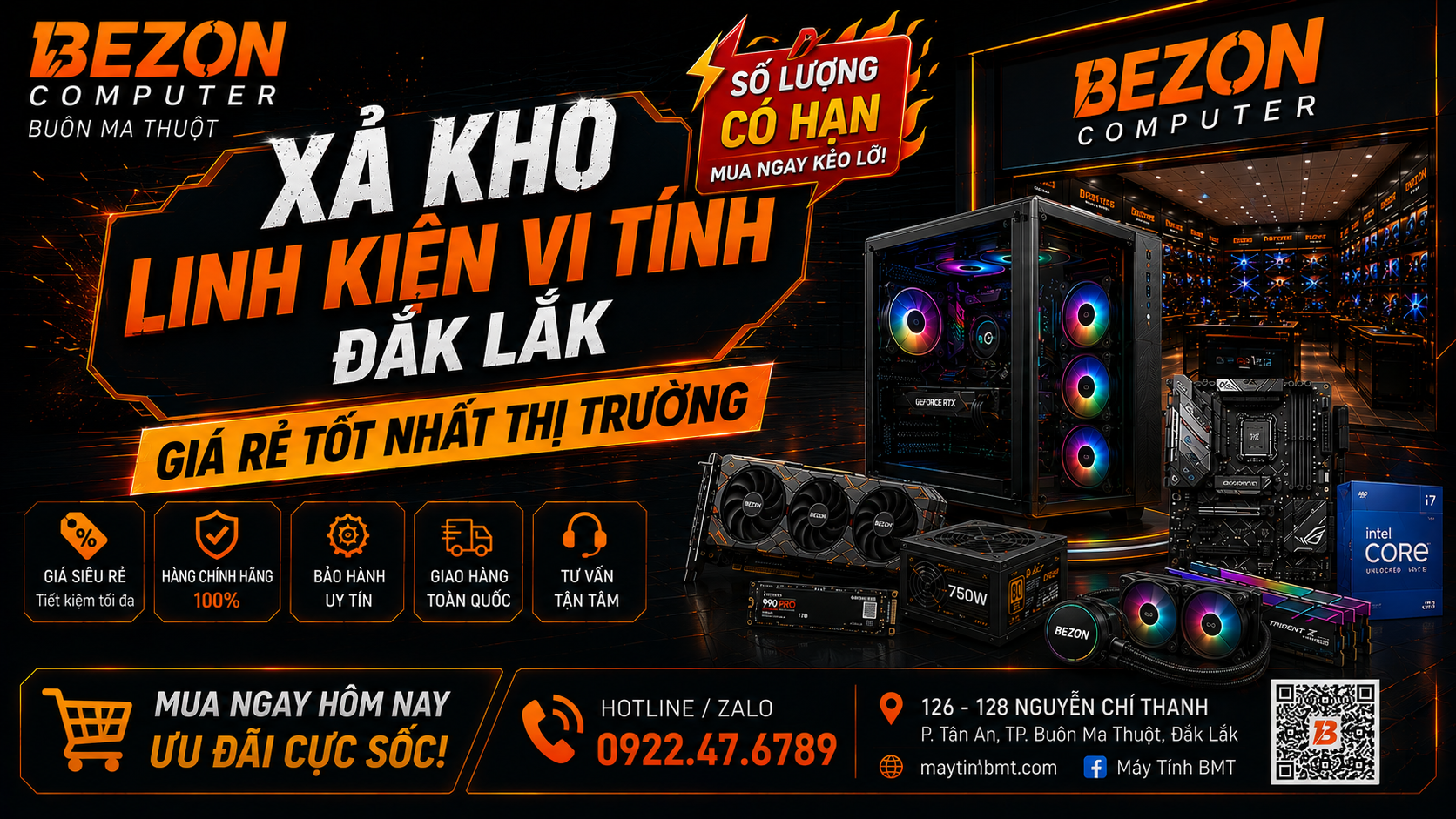 Xả Kho Linh Kiện Vi Tính Đắk Lắk – Giá Rẻ Tốt Nhất Thị Trường
