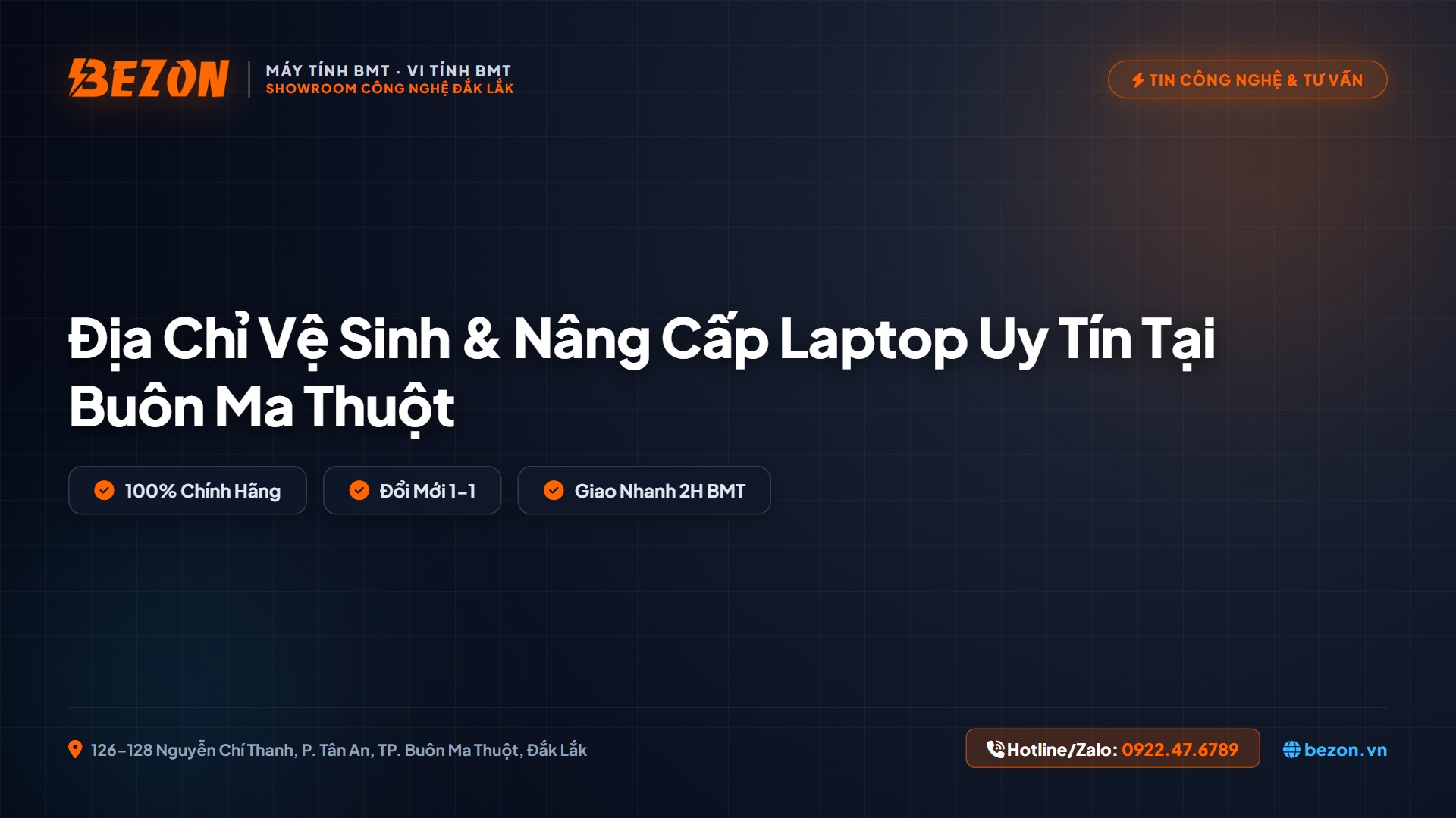 Địa Chỉ Vệ Sinh & Nâng Cấp Laptop Uy Tín Tại Buôn Ma Thuột