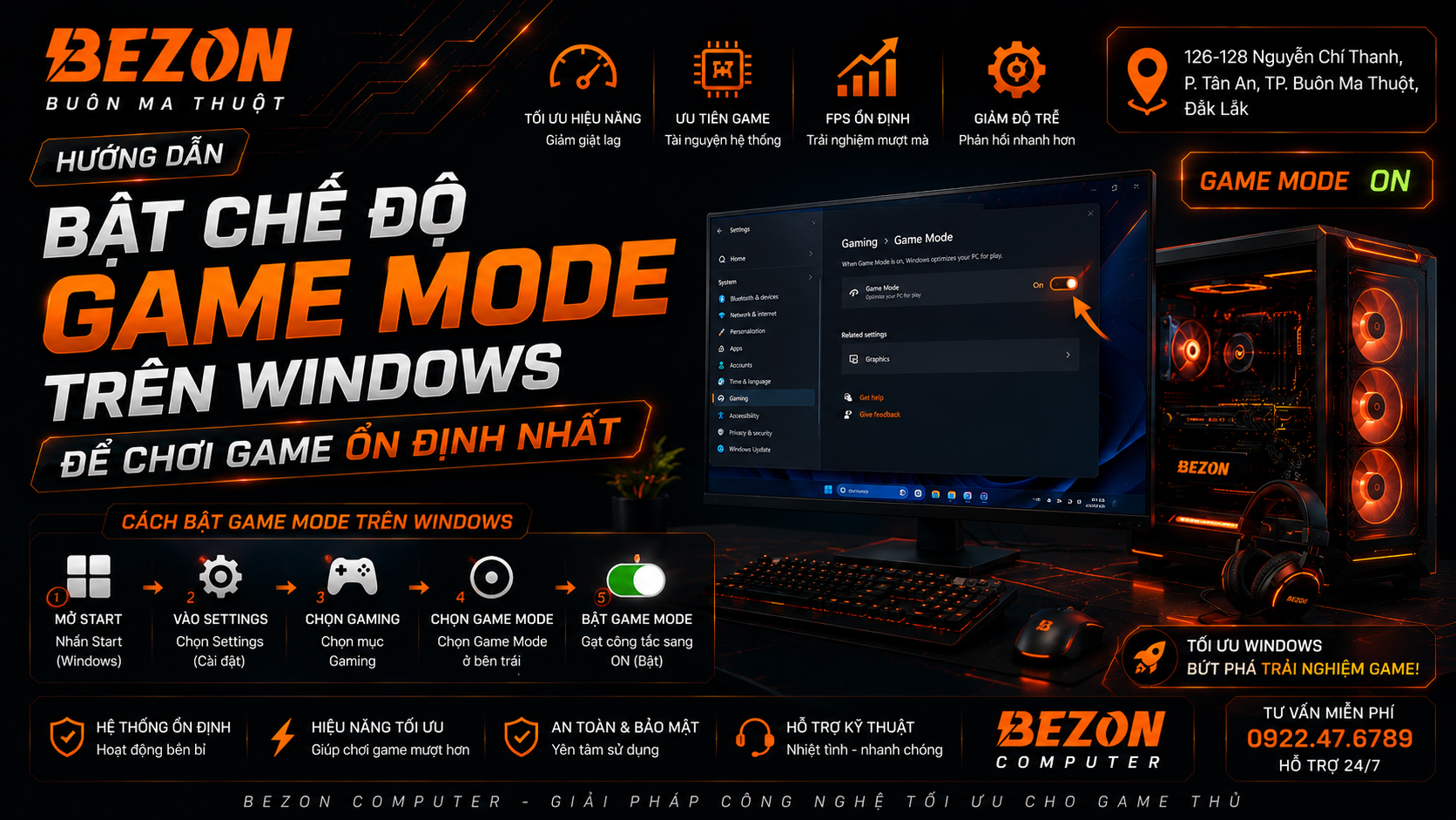 Hướng Dẫn Bật Chế Độ Game Mode Trên Windows Để Chơi Game Ổn Định Nhất