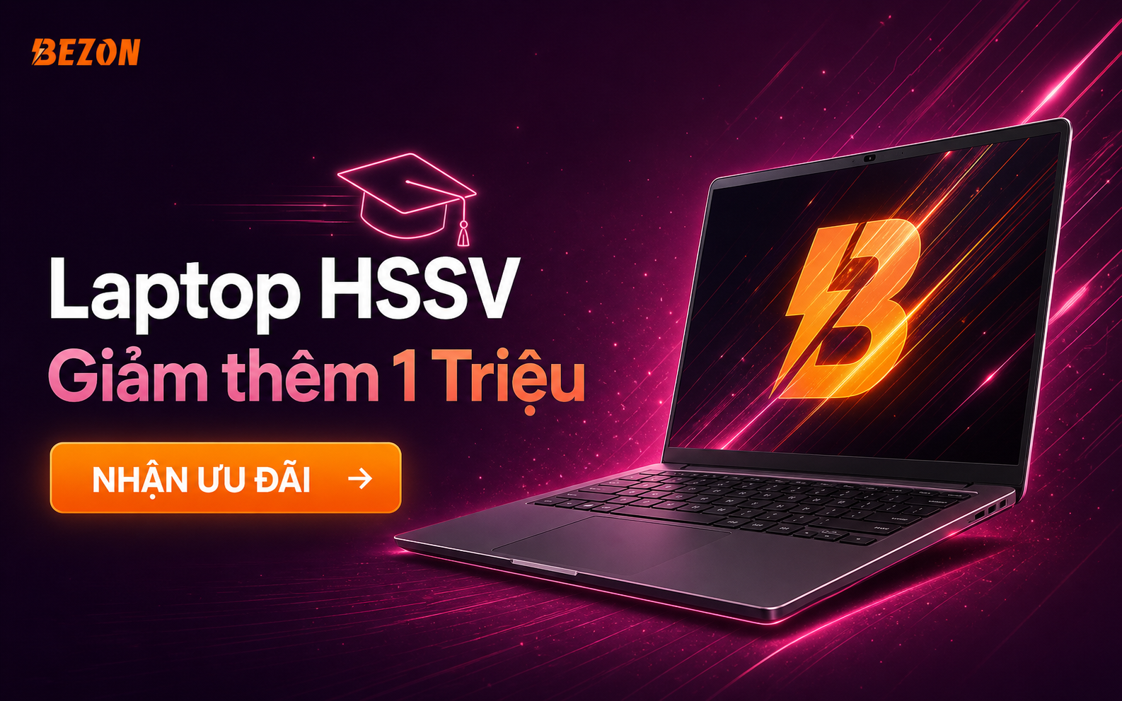 Laptop HSSV - Giảm thêm 1 triệu