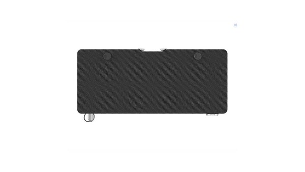 Mặt của bàn nâng hạ WARRIOR – Paladin Series – WGT606 Pro Black