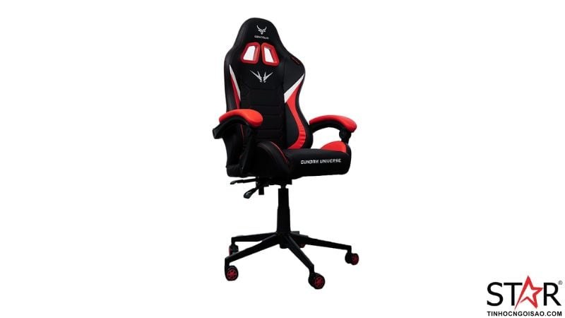 Ghế CENTAUR GUNDAM UNIVERSE sở hữu thiết kế đậm chất gaming với những đường nét mạnh mẽ, góc cạnh