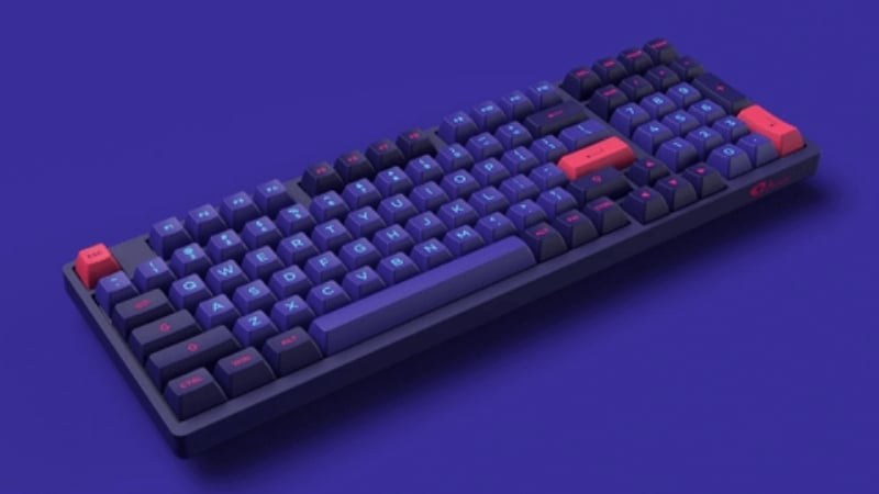 Bàn phím cơ AKKO 3098 Neon có thiết kế gọn gàng, hiện đại