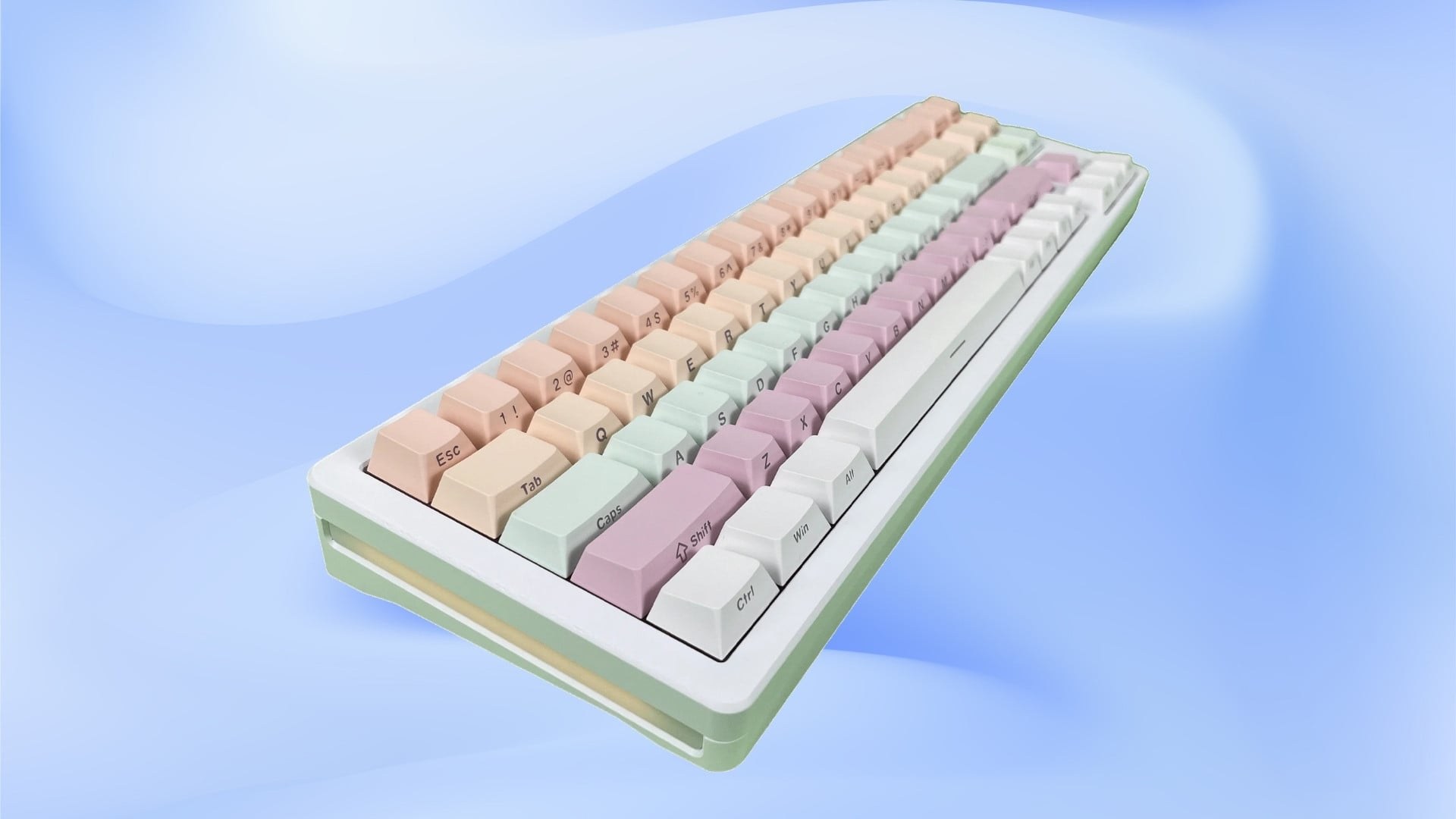 Bàn phím cơ gaming XinMeng M71RGB - Thiết kế nhôm cao cấp, kết nối 3 chế độ linh hoạt