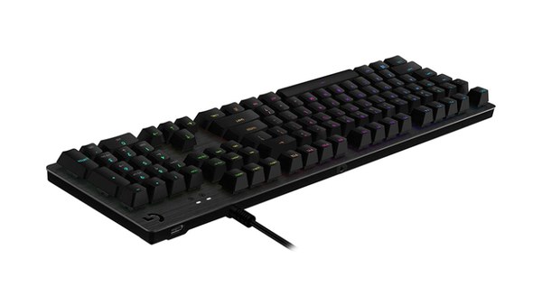 Bàn phím cơ Logitech G512 Carbon GX Blue Clicky Switch sử dụng kết nối USB 2.0