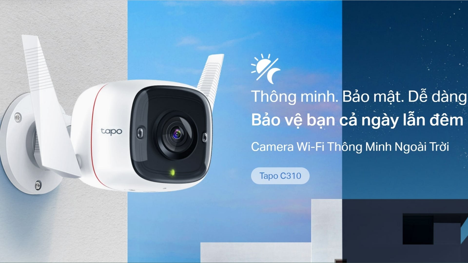 Camera WiFi Ngoài Trời 360 Độ 3MP TP-Link Tapo C310