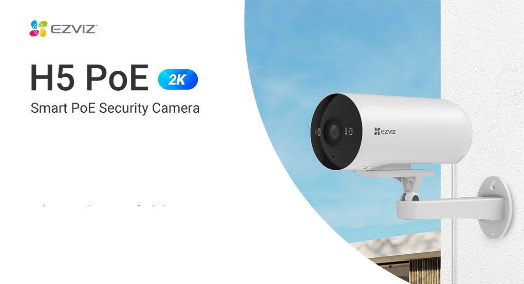 Bán camera ngoài trời EZVIZ H5 PoE 2K giá rẻ