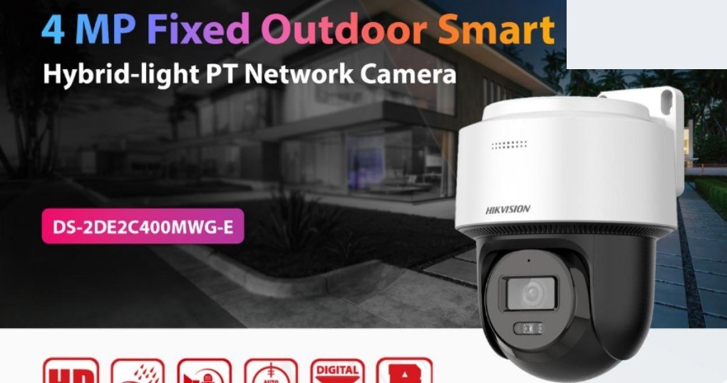 Camera HIKVISION DS-2DE2C400MWG-E 4MP Mini PT giá rẻ