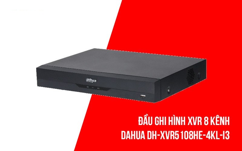 Đầu ghi XVR Ai 8 kênh DAHUA DH-XVR5108HE-4KL-I3