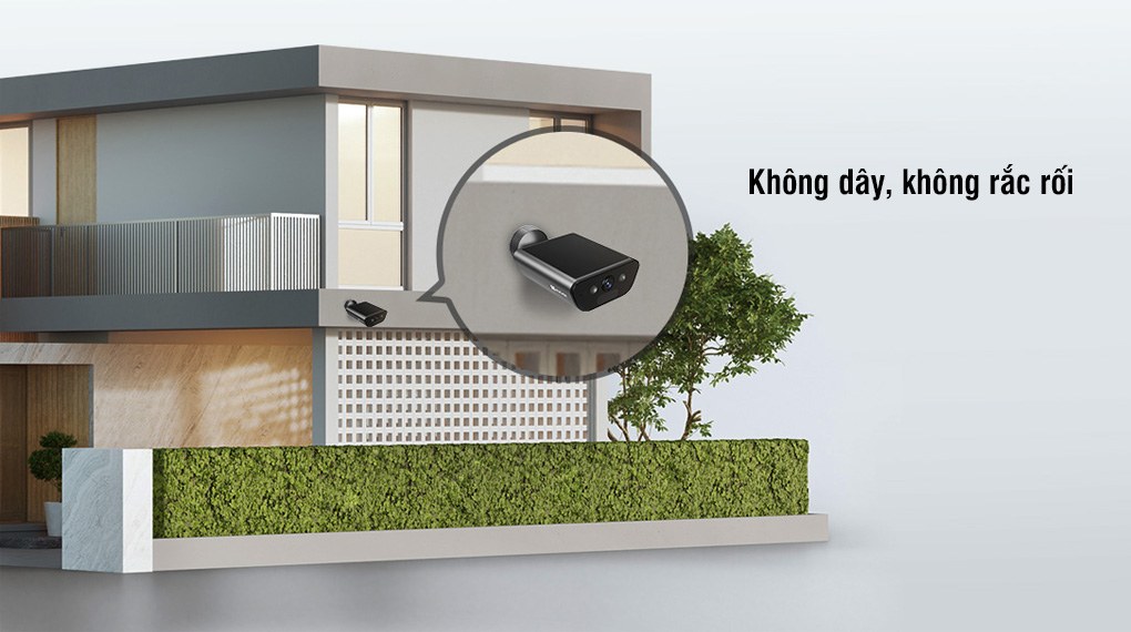 EZVIZ EB5 4K sử dụng không dây, không rắc rối