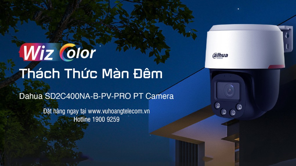 Bán camera IP PT 4MP DAHUA DH-SD2C400NA-B-PV-PRO giá rẻ
