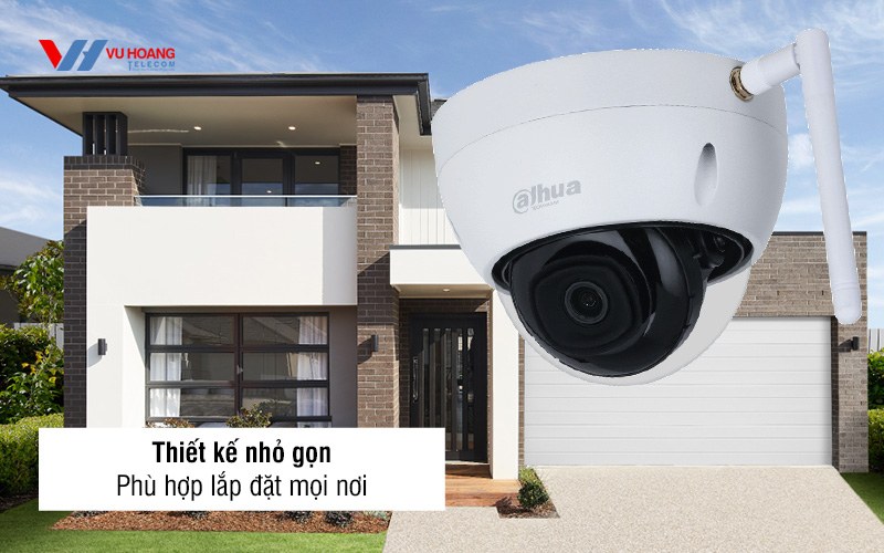 Camera DAHUA DH-IPC-HDBW1230DE-SW thiết kế nhỏ gọn