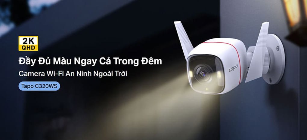 Bán camera Wifi 4MP TP-Link Tapo C320WS ngoài trời giá rẻ