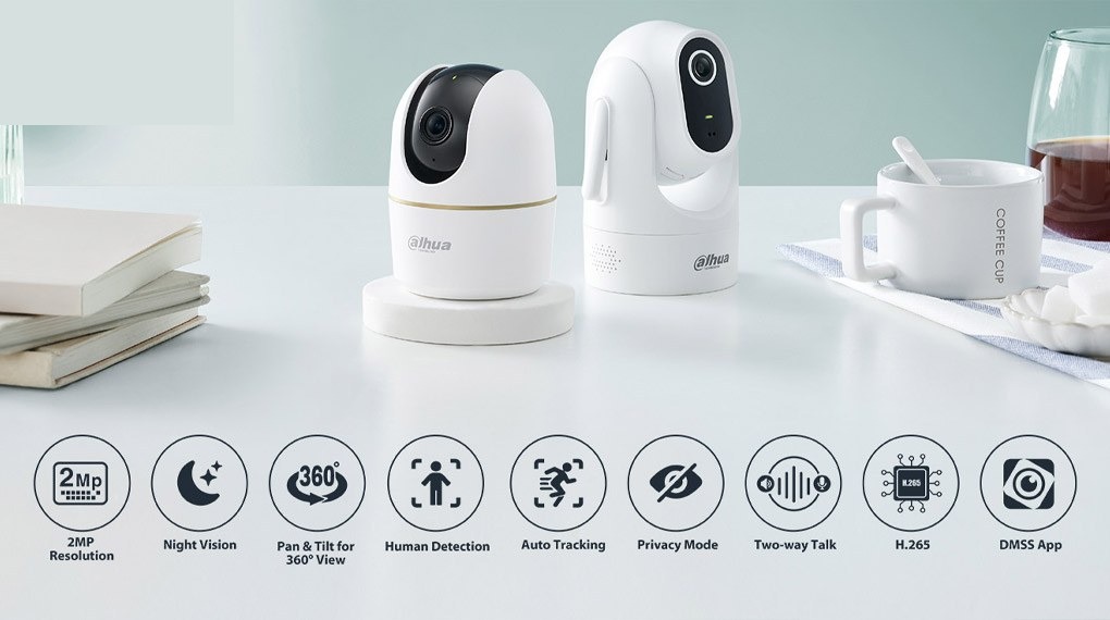 Bán camera Wifi quay quét trong nhà 2MP DAHUA DH-H2C giá rẻ