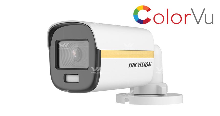 Camera HDTVI ColorVu 2MP HIKVISION DS-2CE10DF3T-PF giá rẻ