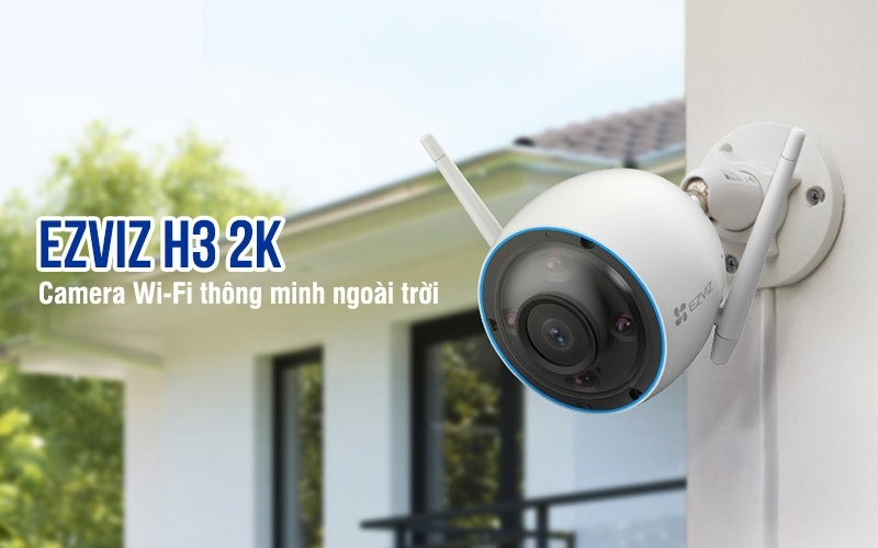 Bán camera WiFi thông minh ngoài trời EZVIZ H3 2K giá rẻ