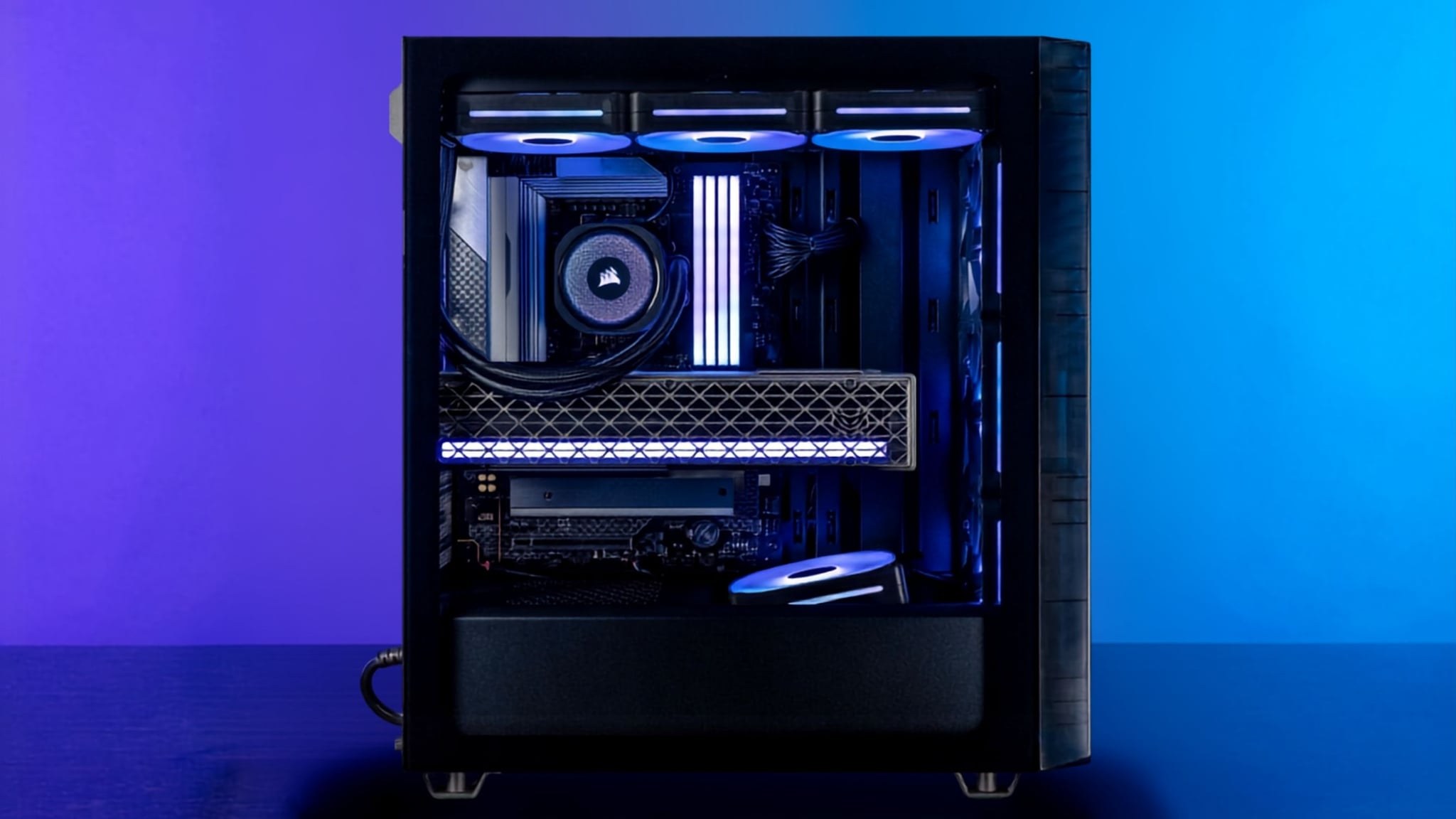 Case Corsair 3200D RS ARGB Mid-Tower Xám Khói - Thuận tiện lắp ráp