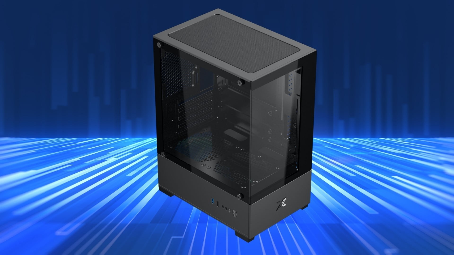 Thùng máy Xigmatek View III M-ATX/Mini-ITX Đen - Không gian trình diễn linh kiện hiện đại cho dàn PC cá tính