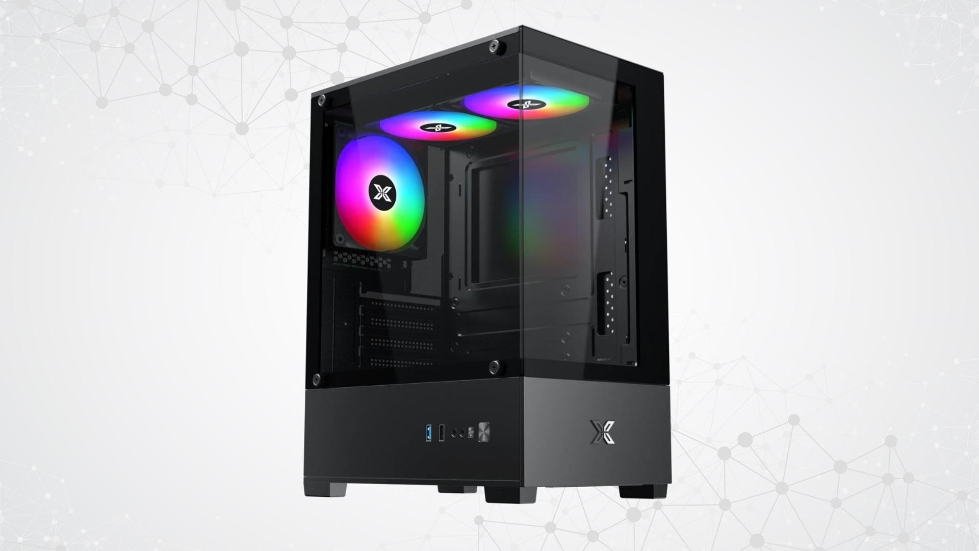 Thùng máy Xigmatek View III 3F - Thiết kế hai mặt kính cường lực hiện đại cho dàn PC nhỏ gọn